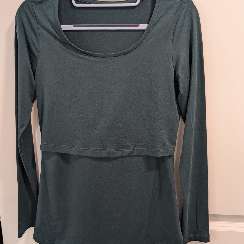 Women's Long Sleeve Top - Teal